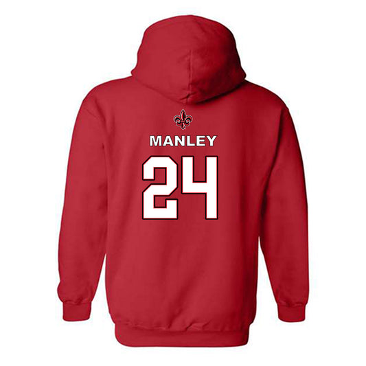 Louisiana - NCAA Women's Basketball : Mikaylah Manley - Sports Shersey Hooded Sweatshirt-0