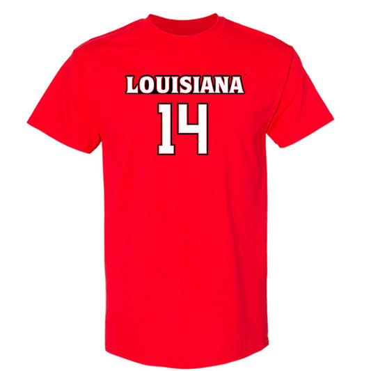 Louisiana - NCAA Men's Basketball : Jamyron Keller - Sports Shersey T-Shirt-0