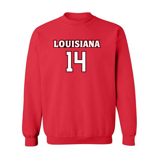 Louisiana - NCAA Men's Basketball : Jamyron Keller - Sports Shersey Crewneck Sweatshirt-0