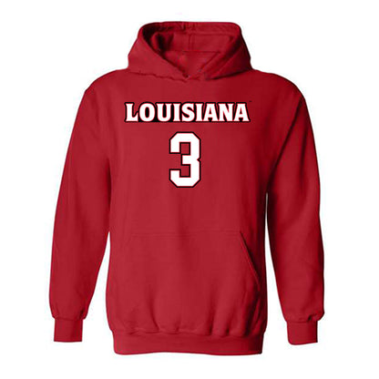 Louisiana - NCAA Men's Basketball : Dorian Finister - Sports Shersey Hooded Sweatshirt-0