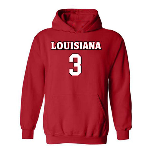 Louisiana - NCAA Men's Basketball : Dorian Finister - Sports Shersey Hooded Sweatshirt-0