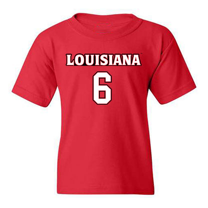 Louisiana - NCAA Men's Basketball : Devion Lavergne - Sports Shersey Youth T-Shirt-0