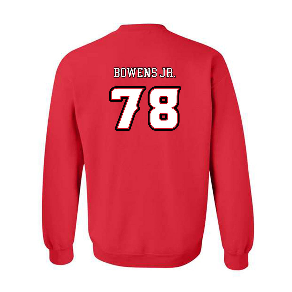Louisiana - NCAA Football : Michael Bowens Jr. - Generic Shersey Crewneck Sweatshirt-1
