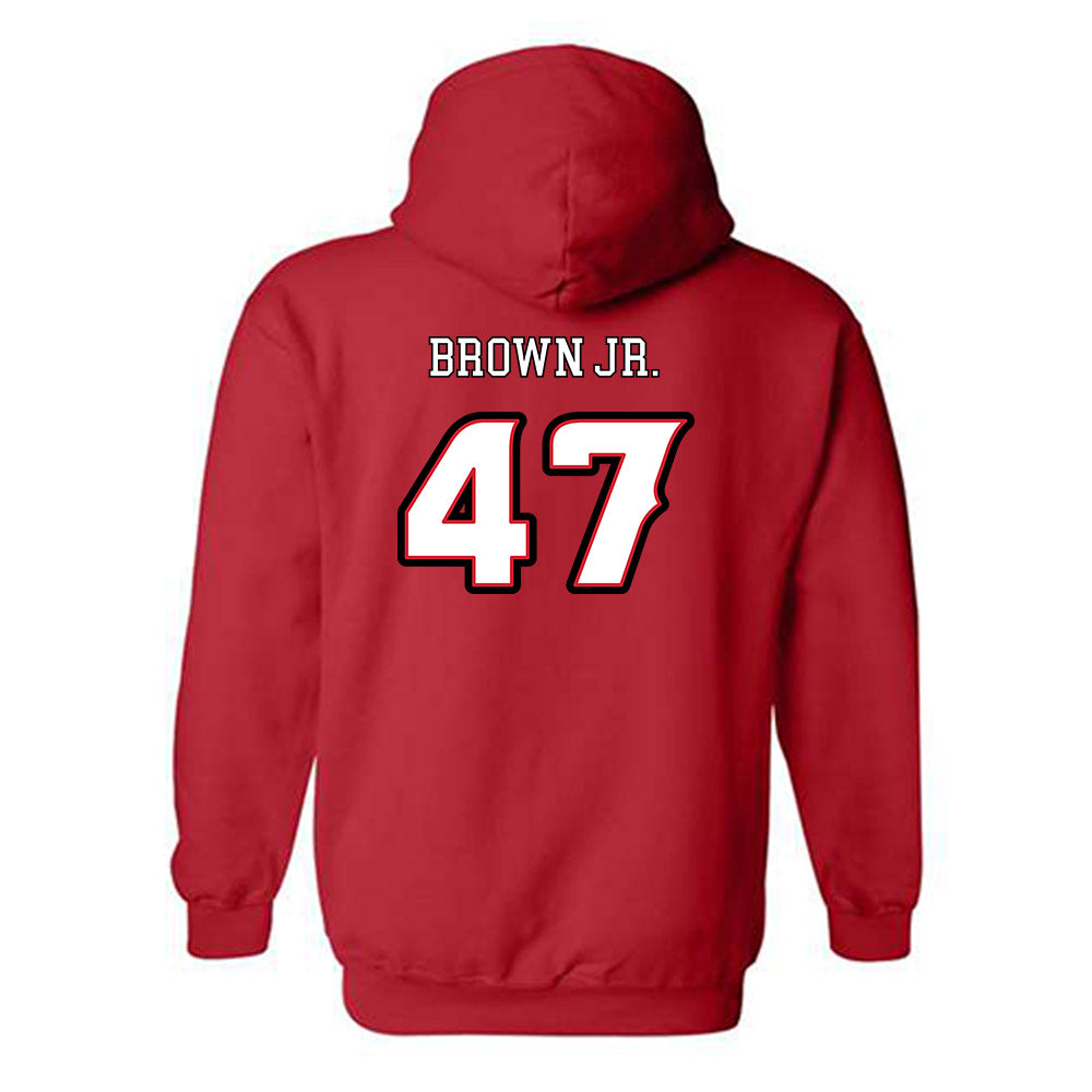 Louisiana - NCAA Football : Maurice Brown Jr. - Generic Shersey Hooded Sweatshirt-1