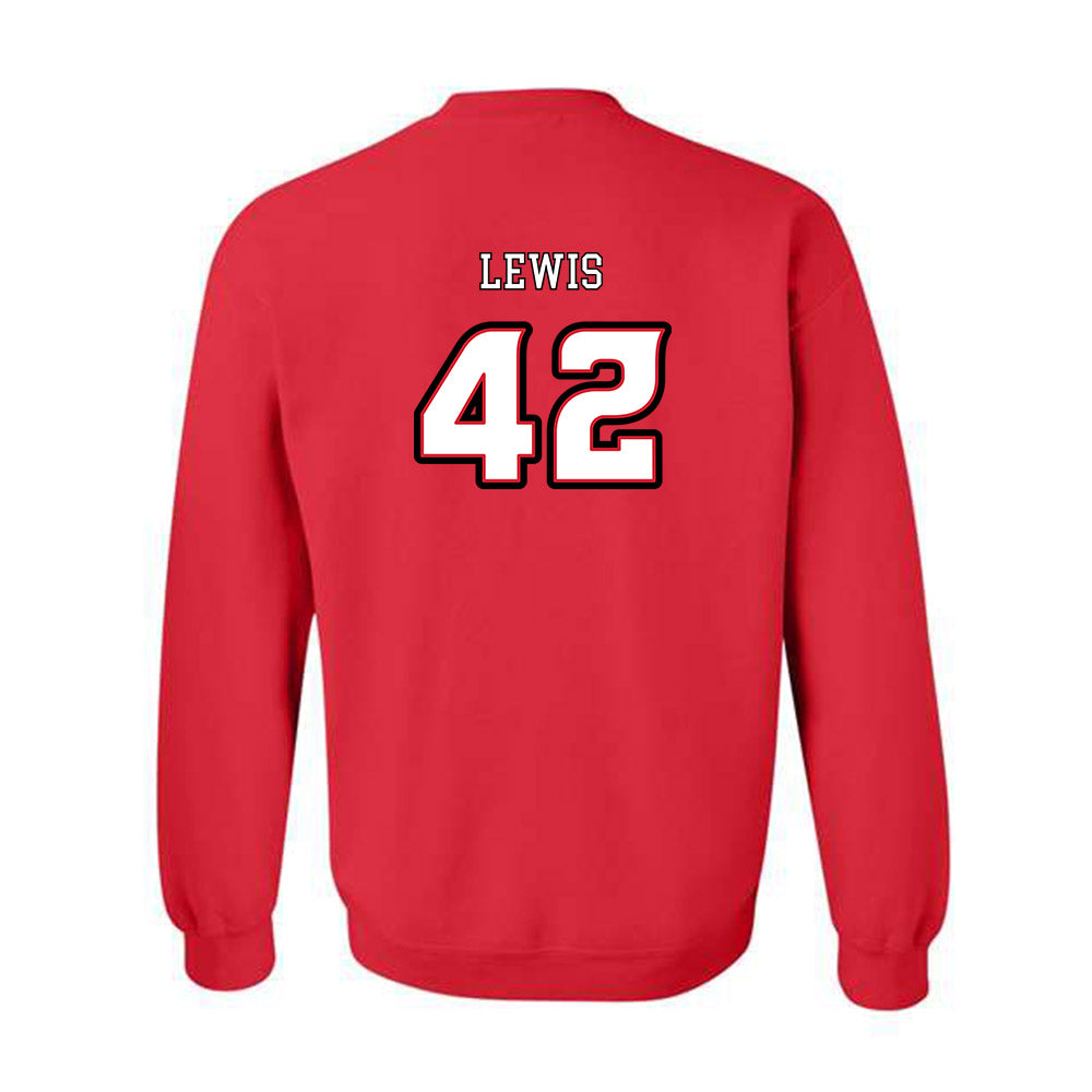 Louisiana - NCAA Baseball : Noah Lewis - Generic Shersey Crewneck Sweatshirt-1