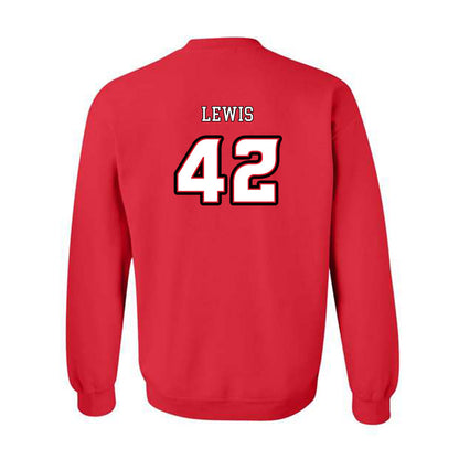 Louisiana - NCAA Baseball : Noah Lewis - Generic Shersey Crewneck Sweatshirt-1