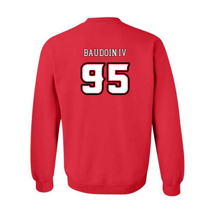 Louisiana - NCAA Football : Maxie Baudoin IV - Generic Shersey Crewneck Sweatshirt-1