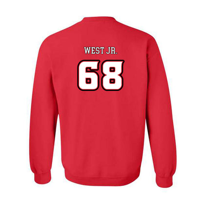 Louisiana - NCAA Football : Fitzgerald West Jr. - Generic Shersey Crewneck Sweatshirt-1