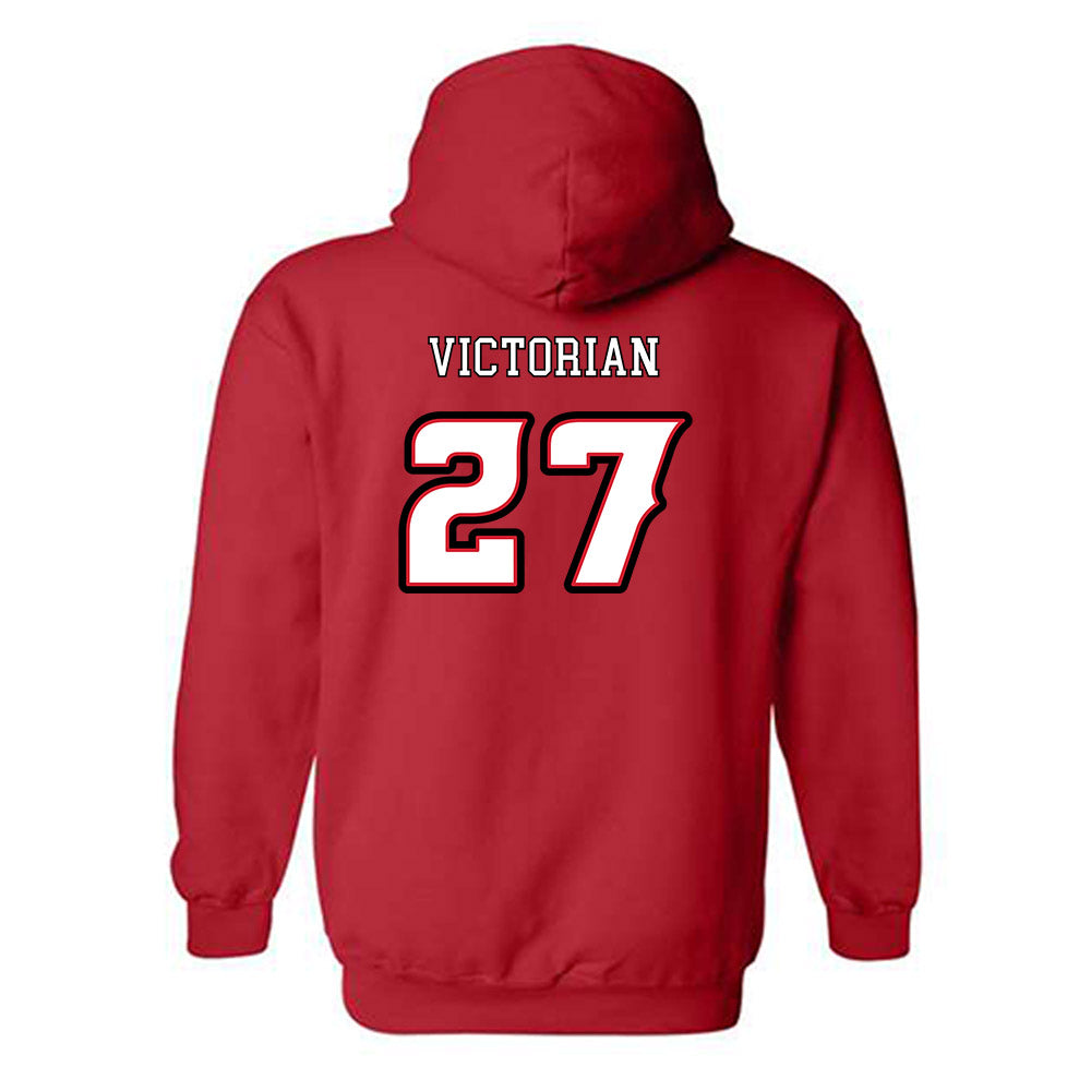 Louisiana - NCAA Baseball : Landon Victorian - Generic Shersey Hooded Sweatshirt-1