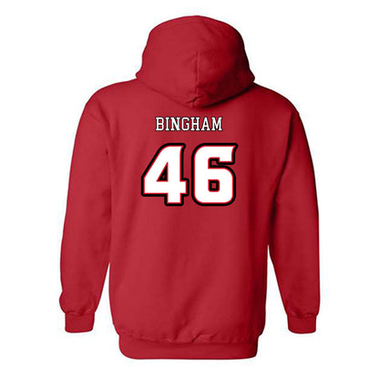 Louisiana - NCAA Football : Roderick Bingham - Generic Shersey Hooded Sweatshirt-1