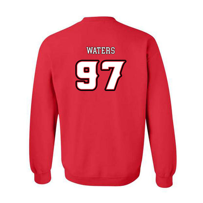 Louisiana - NCAA Football : Xavier Waters - Generic Shersey Crewneck Sweatshirt-1