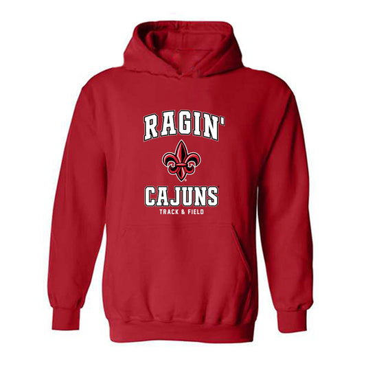 Louisiana - NCAA Men's Track & Field : Will Howard - Generic Shersey Hooded Sweatshirt-0