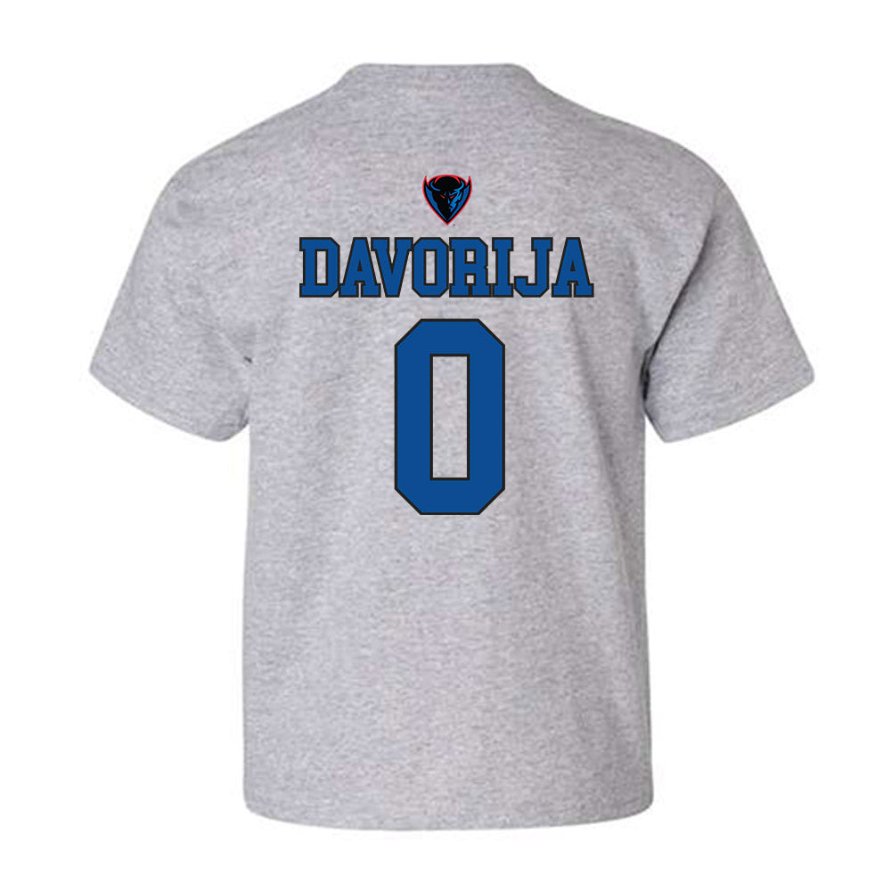 DePaul - NCAA Women's Basketball : Gina Davorija - Sports Shersey Youth T-Shirt-1