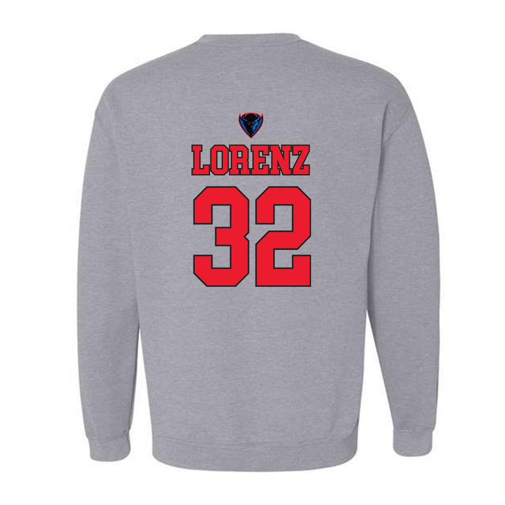 DePaul - NCAA Men's Basketball : Jeremy Lorenz - Sports Shersey Crewneck Sweatshirt-1