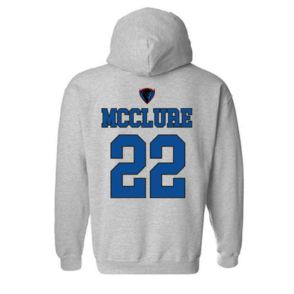DePaul - NCAA Men's Basketball : Kruz McClure - Sports Shersey Hooded Sweatshirt-1