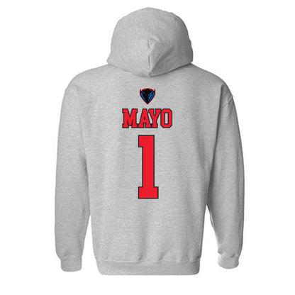 DePaul - NCAA Women's Basketball : Aizhanique Mayo - Sports Shersey Hooded Sweatshirt-1