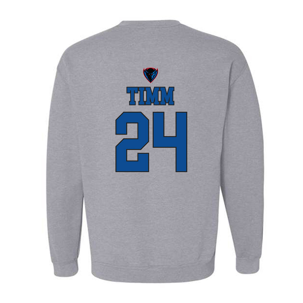 DePaul - NCAA Women's Basketball : Ally Timm - Sports Shersey Crewneck Sweatshirt-1