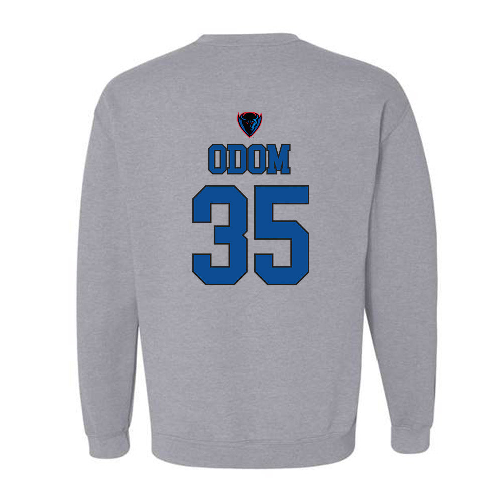 DePaul - NCAA Women's Basketball : Justis Odom - Sports Shersey Crewneck Sweatshirt-1