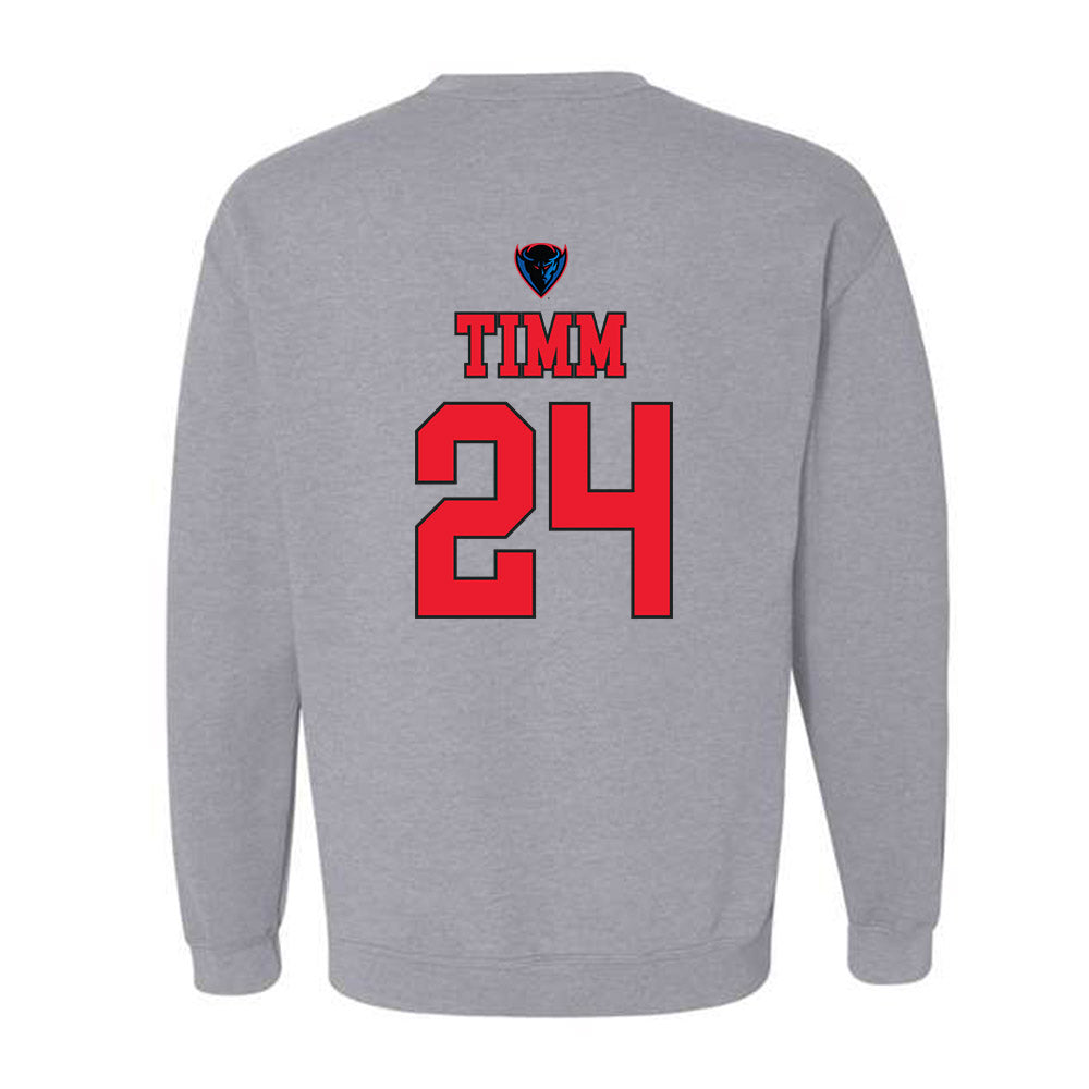 DePaul - NCAA Women's Basketball : Ally Timm - Sports Shersey Crewneck Sweatshirt-1