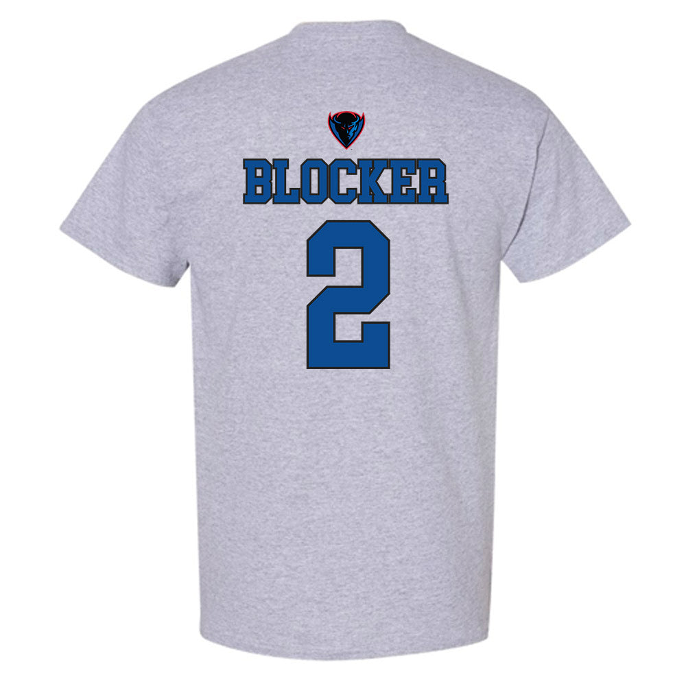 DePaul - NCAA Men's Basketball : Layden Blocker - Sports Shersey T-Shirt-1