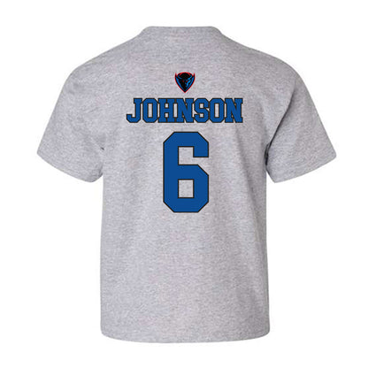 DePaul - NCAA Men's Basketball : Jonas Johnson - Sports Shersey Youth T-Shirt-1