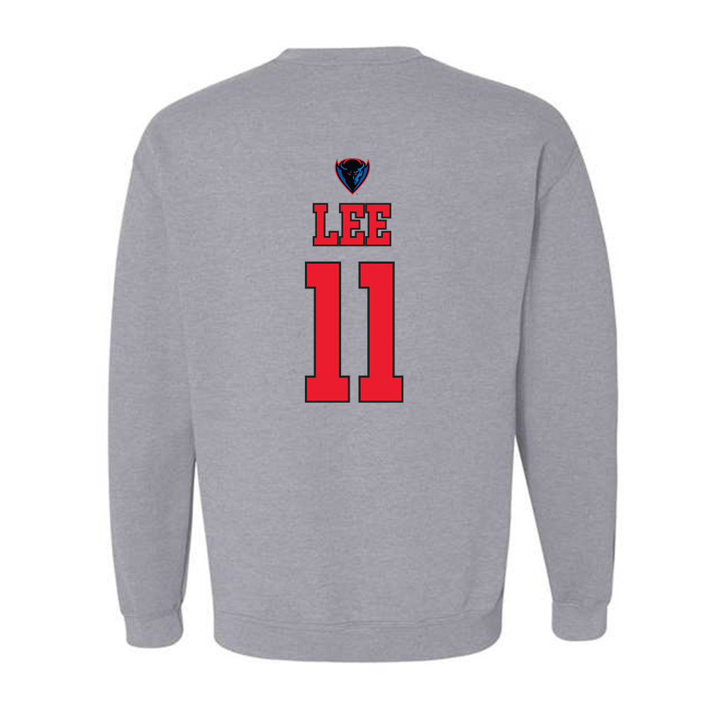 DePaul - NCAA Women's Basketball : Sumer Lee - Sports Shersey Crewneck Sweatshirt-1