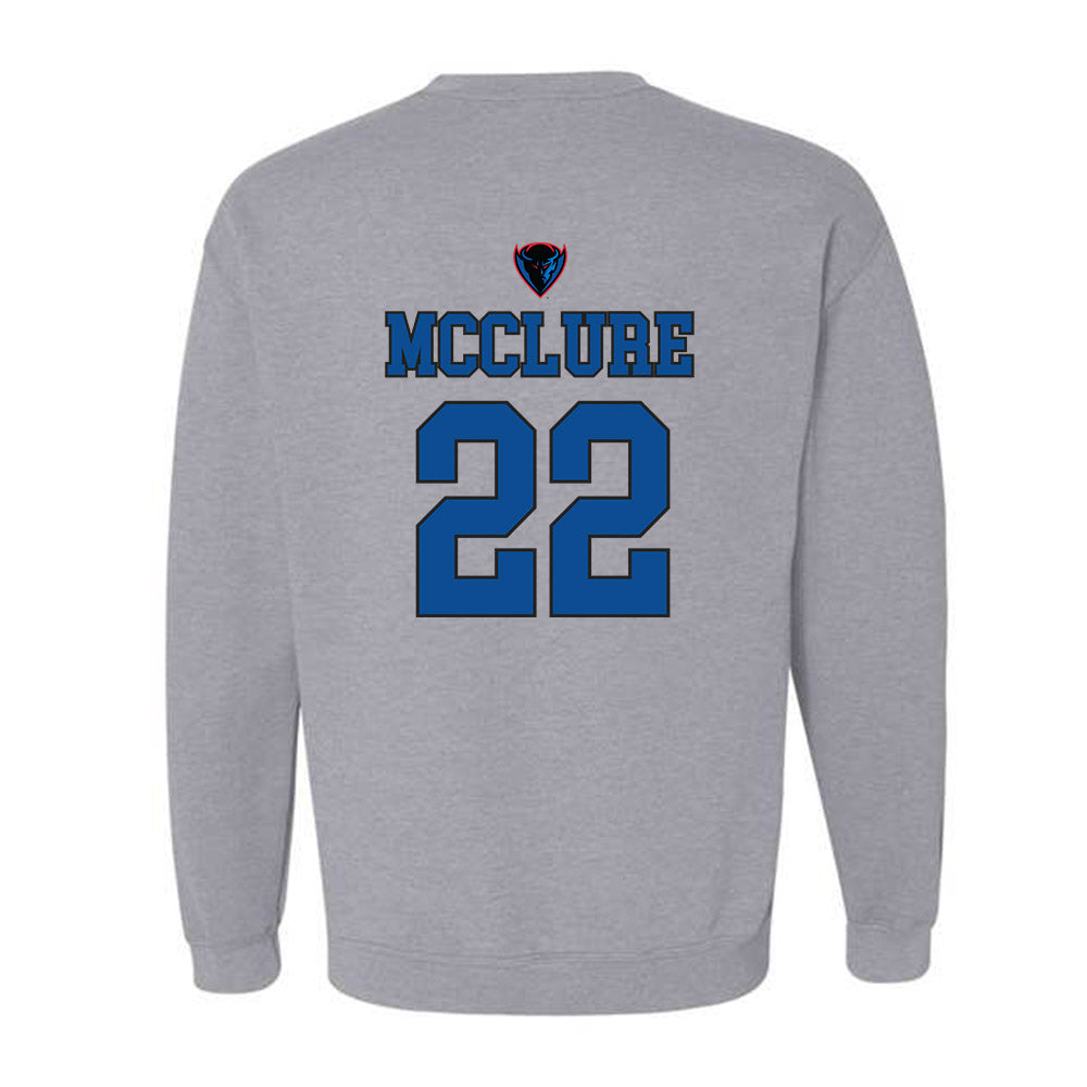 DePaul - NCAA Men's Basketball : Kruz McClure - Sports Shersey Crewneck Sweatshirt-1