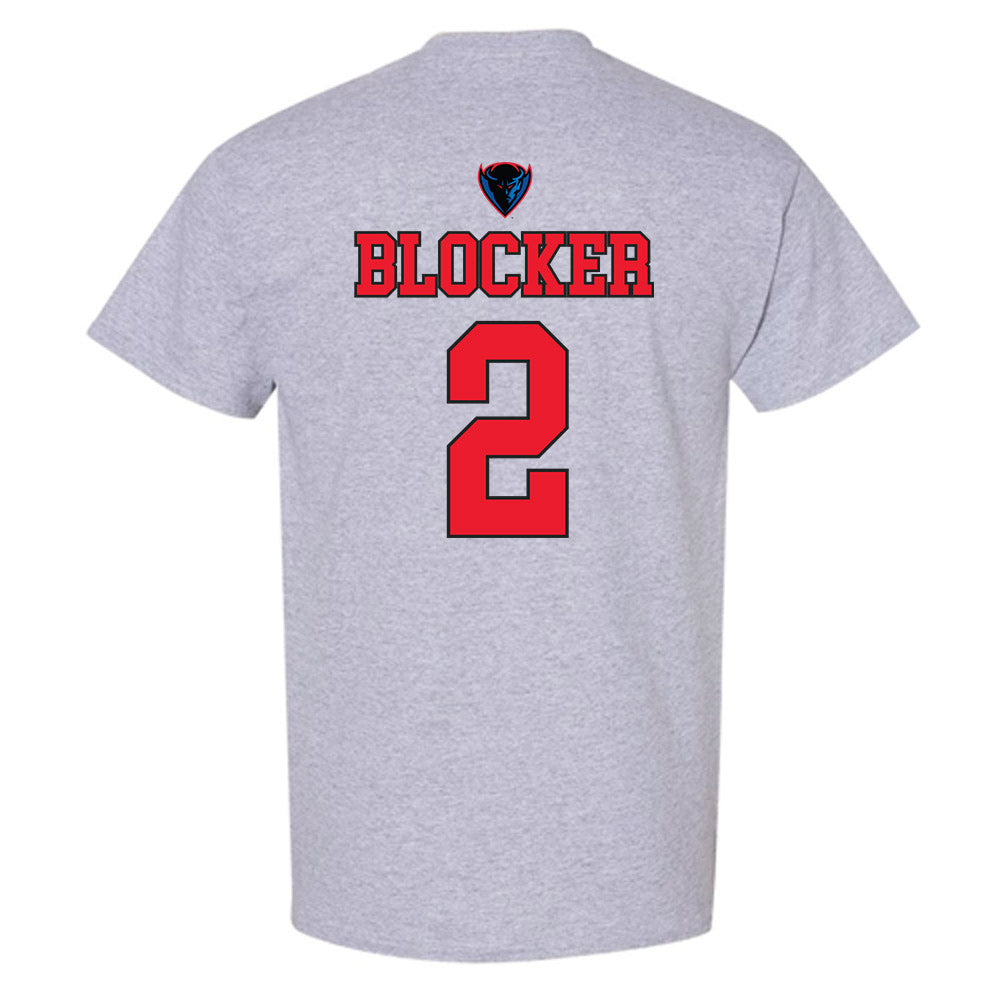 DePaul - NCAA Men's Basketball : Layden Blocker - Sports Shersey T-Shirt-1