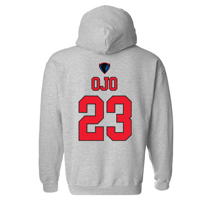 DePaul - NCAA Women's Basketball : Michelle Ojo - Sports Shersey Hooded Sweatshirt-1