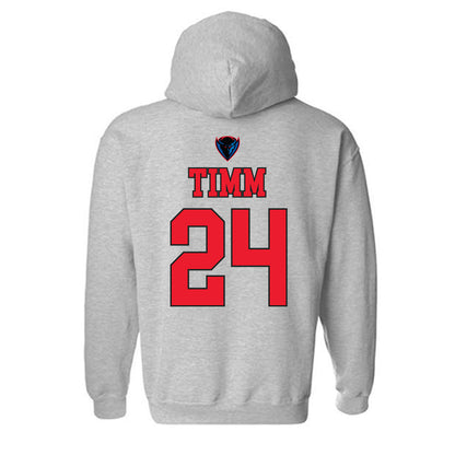 DePaul - NCAA Women's Basketball : Ally Timm - Sports Shersey Hooded Sweatshirt-1
