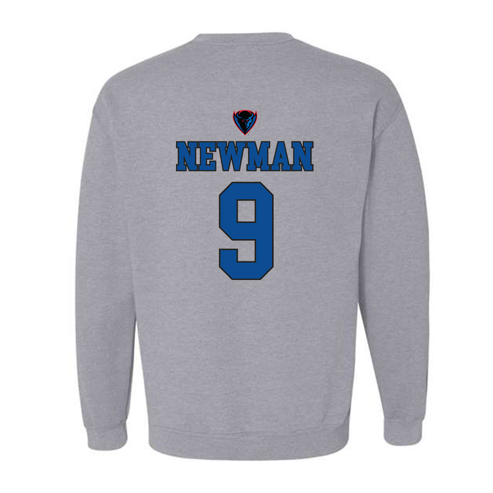 DePaul - NCAA Women's Basketball : Meg Newman - Sports Shersey Crewneck Sweatshirt-1