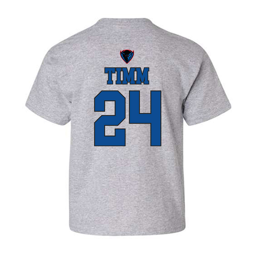 DePaul - NCAA Women's Basketball : Ally Timm - Sports Shersey Youth T-Shirt-1