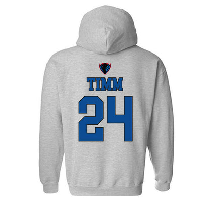 DePaul - NCAA Women's Basketball : Ally Timm - Sports Shersey Hooded Sweatshirt-1