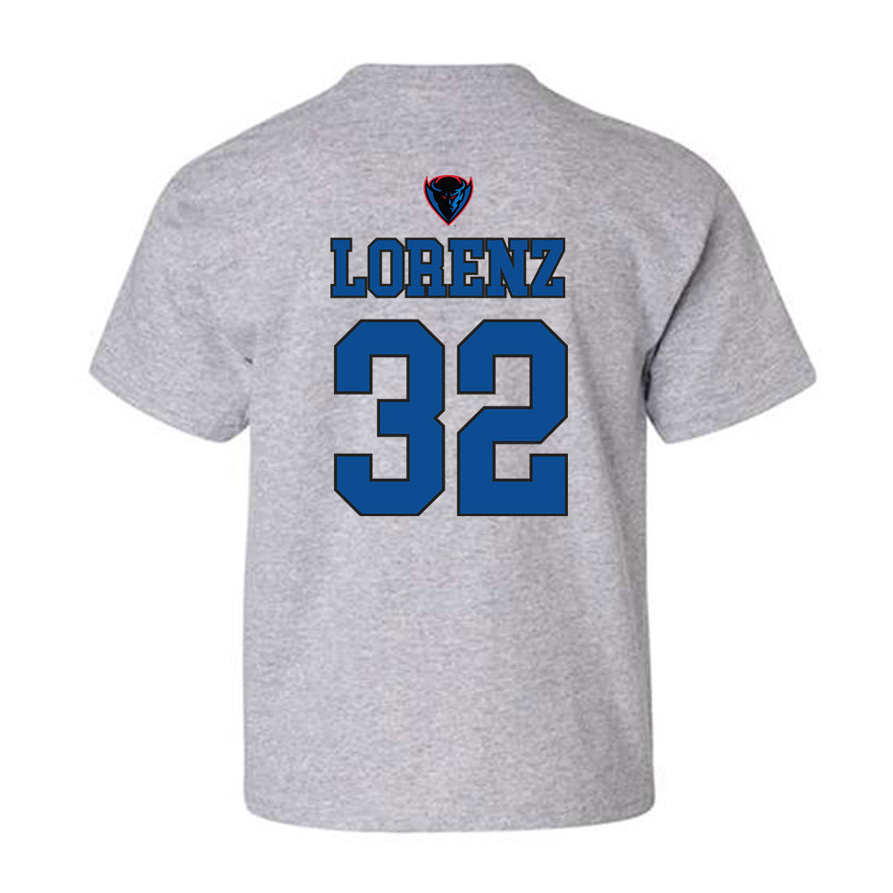 DePaul - NCAA Men's Basketball : Jeremy Lorenz - Sports Shersey Youth T-Shirt-1