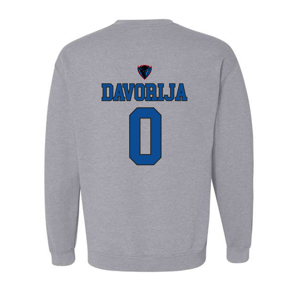 DePaul - NCAA Women's Basketball : Gina Davorija - Sports Shersey Crewneck Sweatshirt-1