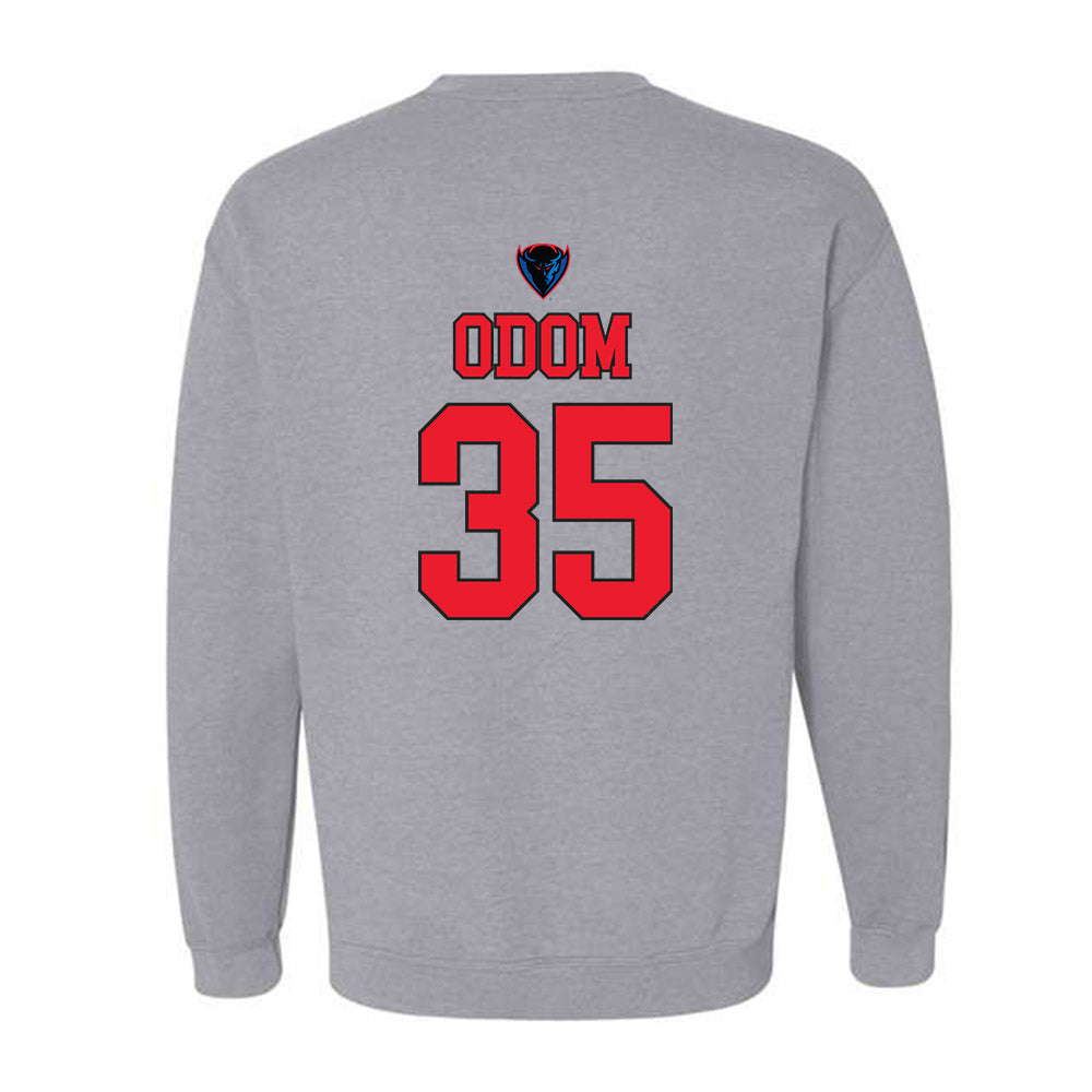 DePaul - NCAA Women's Basketball : Justis Odom - Sports Shersey Crewneck Sweatshirt-1