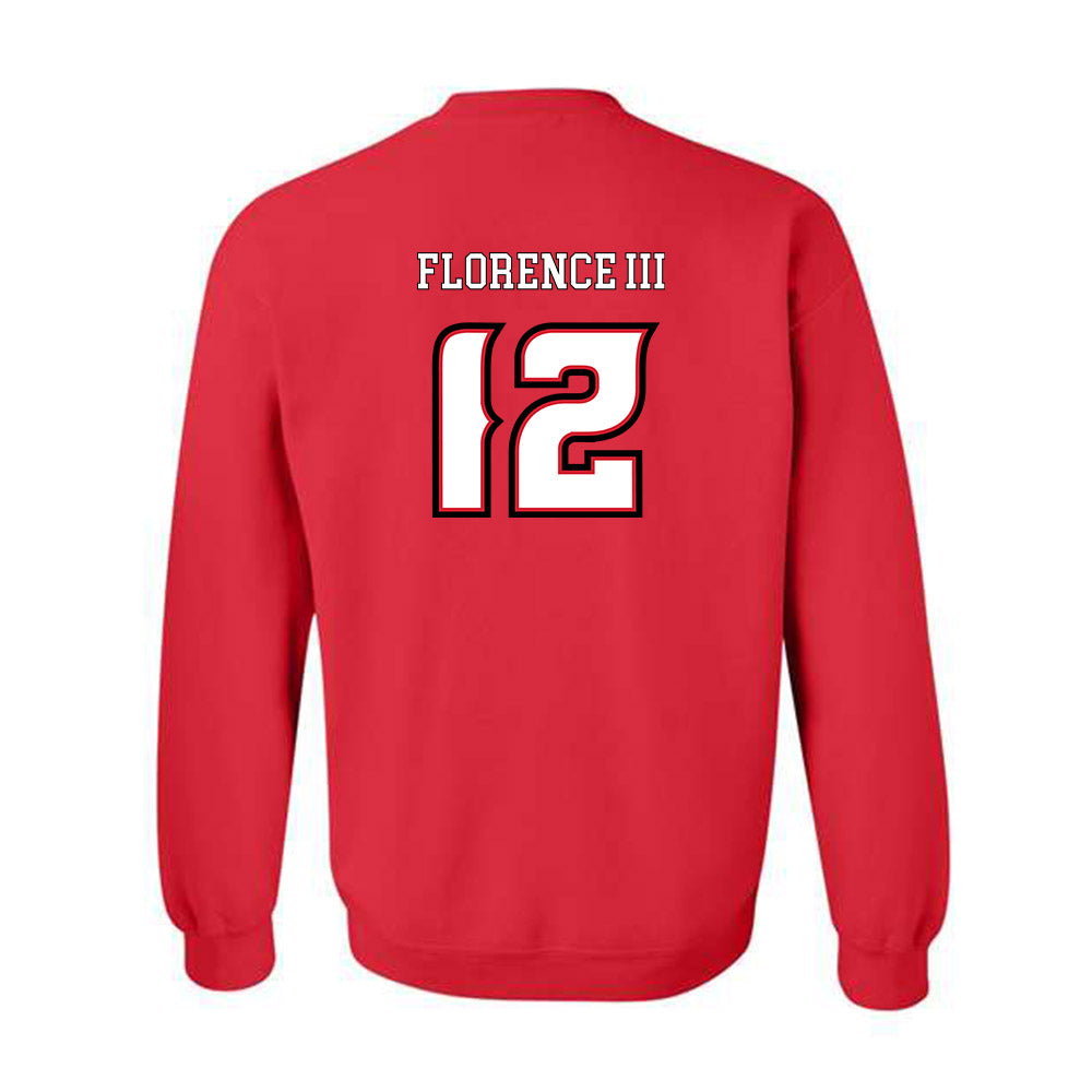 Louisiana - NCAA Men's Basketball : Derrick Florence III - Generic Sports Shersey Crewneck Sweatshirt-1