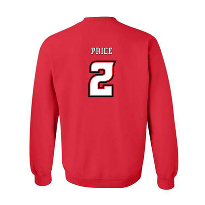 Louisiana - NCAA Women's Basketball : Amijah Price - Generic Sports Shersey Crewneck Sweatshirt-1