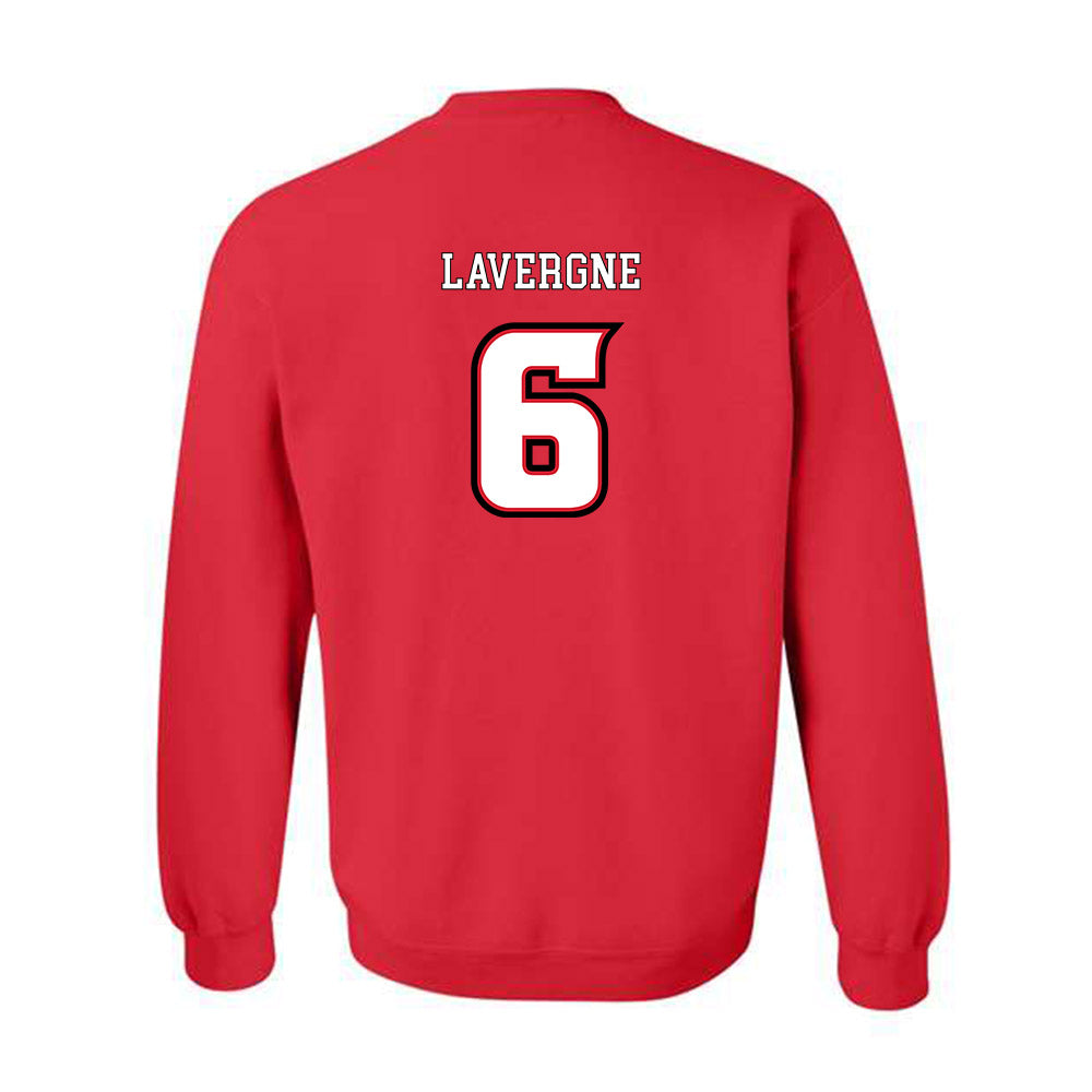 Louisiana - NCAA Men's Basketball : Devion Lavergne - Generic Sports Shersey Crewneck Sweatshirt-1