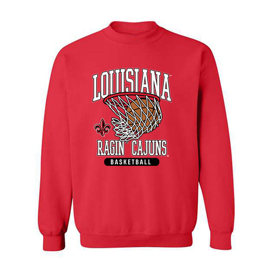 Louisiana - NCAA Men's Basketball : Michael Mouton - Generic Sports Shersey Crewneck Sweatshirt-0