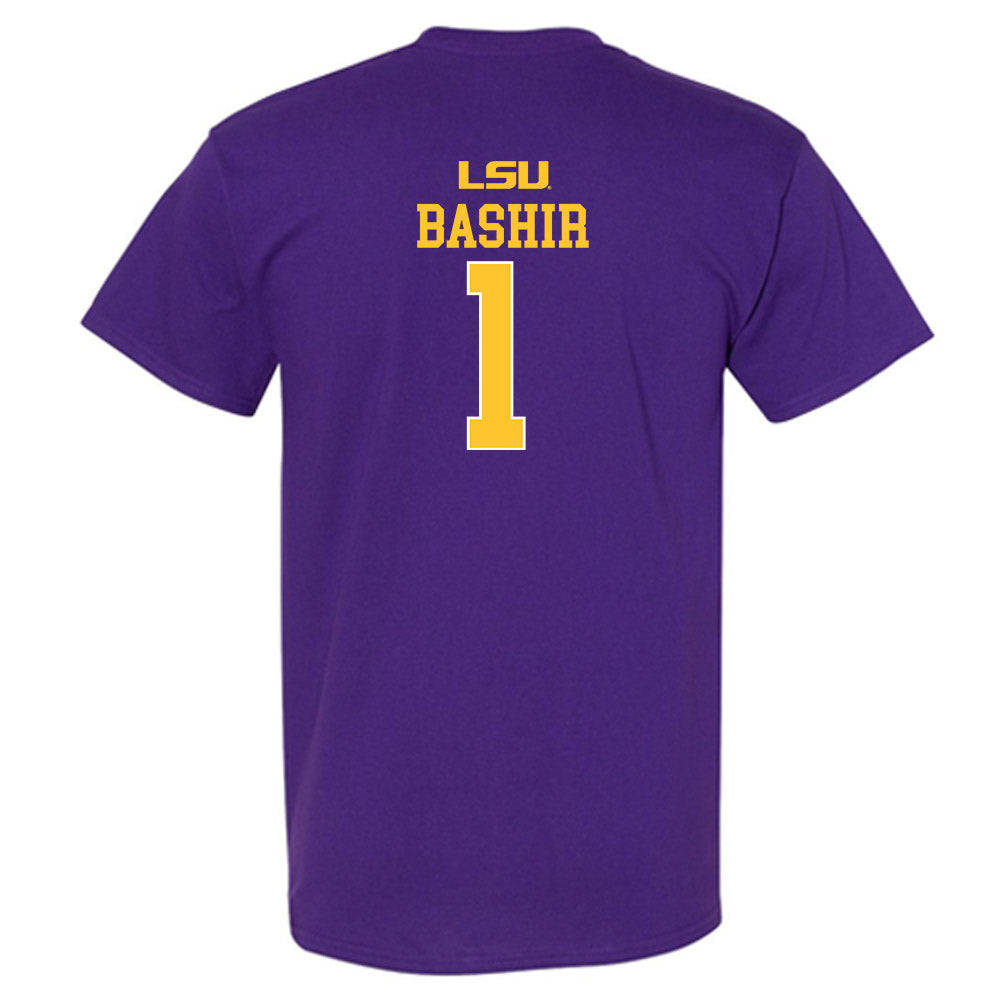 LSU - NCAA Men's Basketball : Abdi Bashir - Sports Shersey T-Shirt-1