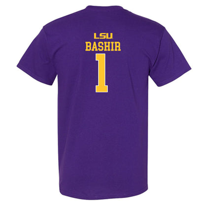 LSU - NCAA Men's Basketball : Abdi Bashir - Sports Shersey T-Shirt-1