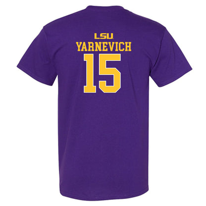 LSU - NCAA Women's Basketball : Meghan Yarnevich - Sports Shersey T-Shirt-1