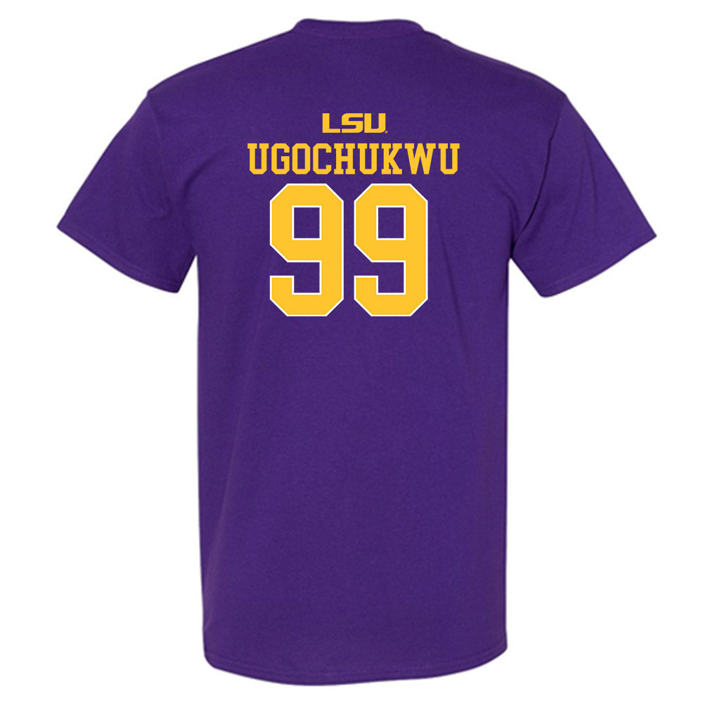 LSU - NCAA Men's Basketball : Divine-Collins Ugochukwu - Sports Shersey T-Shirt-1