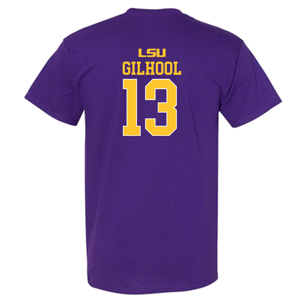 LSU - NCAA Men's Basketball : Matthew Gilhool - Sports Shersey T-Shirt-1