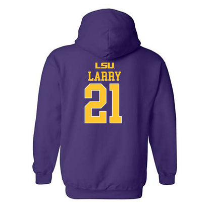 LSU - NCAA Women's Basketball : Chloe Larry - Sports Shersey Hooded Sweatshirt-1