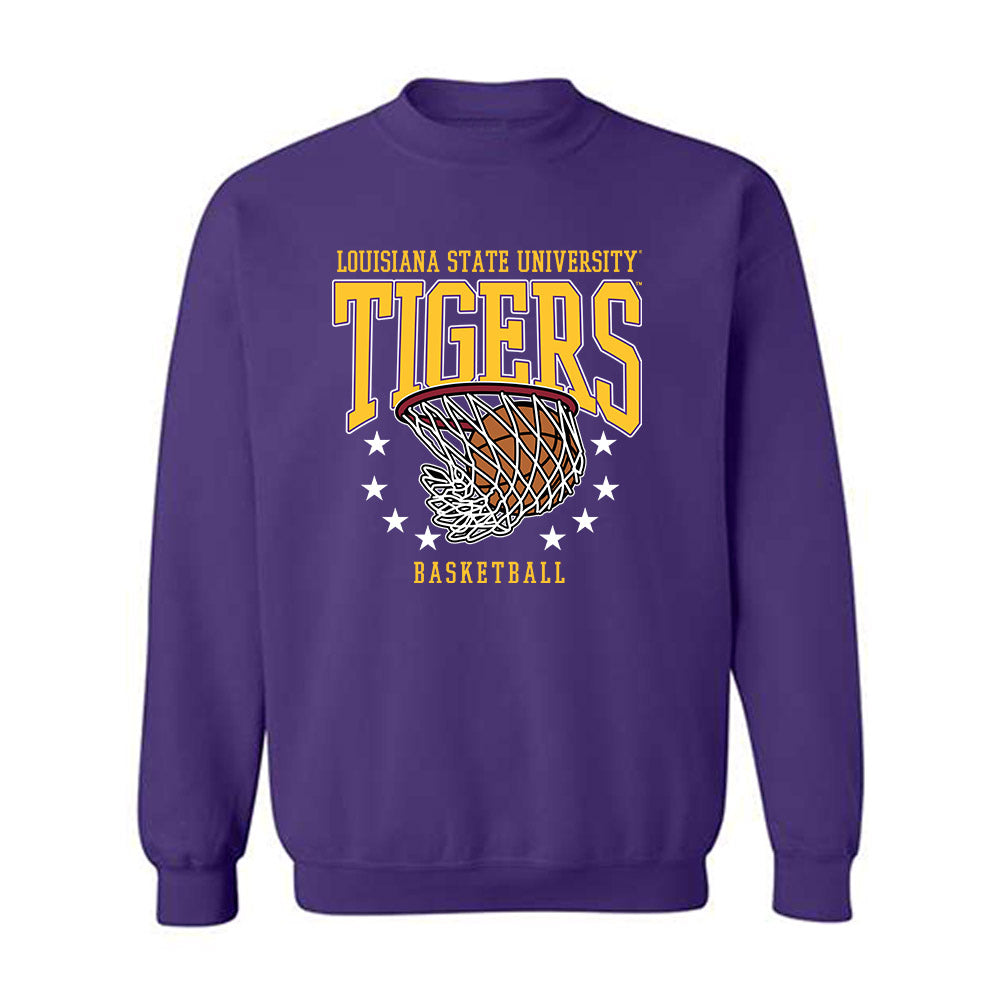 LSU - NCAA Men's Basketball : Mouhamed Dioubate - Sports Shersey Crewneck Sweatshirt-0