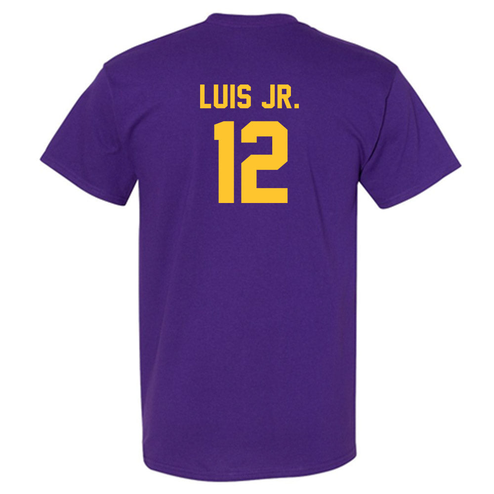 LSU - NCAA Men's Basketball : RJ Luis Jr. - Classic Shersey T-Shirt-1
