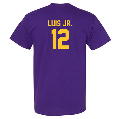 LSU - NCAA Men's Basketball : RJ Luis Jr. - Classic Shersey T-Shirt-1