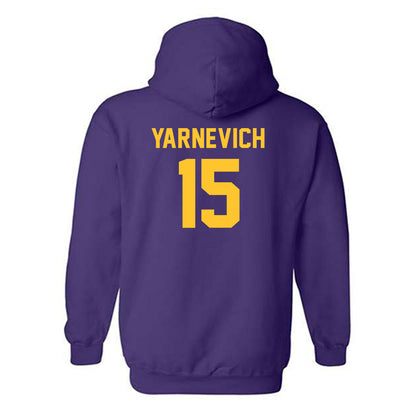 LSU - NCAA Women's Basketball : Meghan Yarnevich - Classic Shersey Hooded Sweatshirt-1